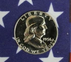 1956 Silver Proof Franklin Half Dollar - Gem Proof - 90% Silver