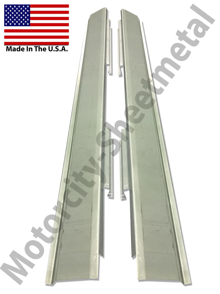 1981-89 DODGE ARIES RELIANT AND CHRYSLER LEBARON 4DR OUTER ROCKER PANELS PAIR - Image 2 of 3