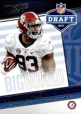 2017 Panini Prestige #15 Jonathan Allen Draft Big Board Alabama Crimson Tide
