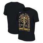 Women's Nike Black Denver Nuggets 2023 Nba Finals Champions Locker Room Size M