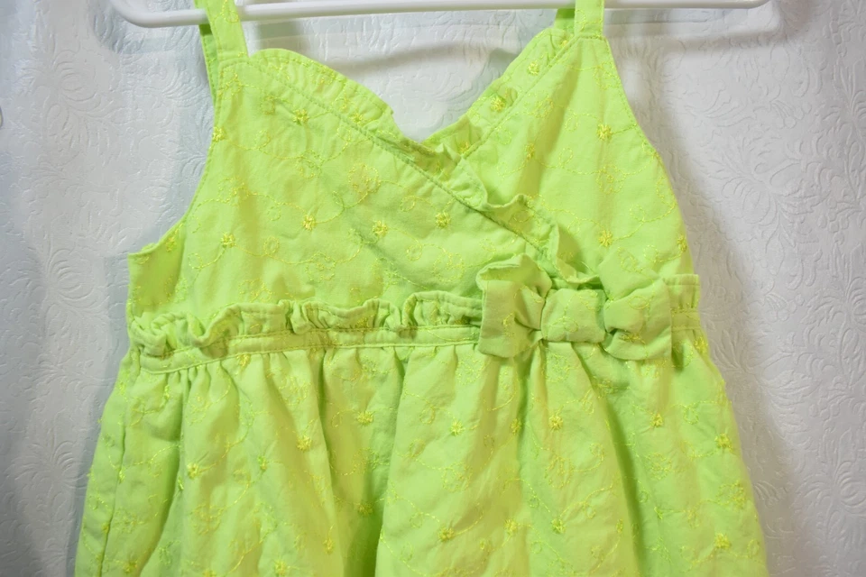 Penelope Mack Dress Eyelet Green Size 4T Girl's - Image 3 of 4