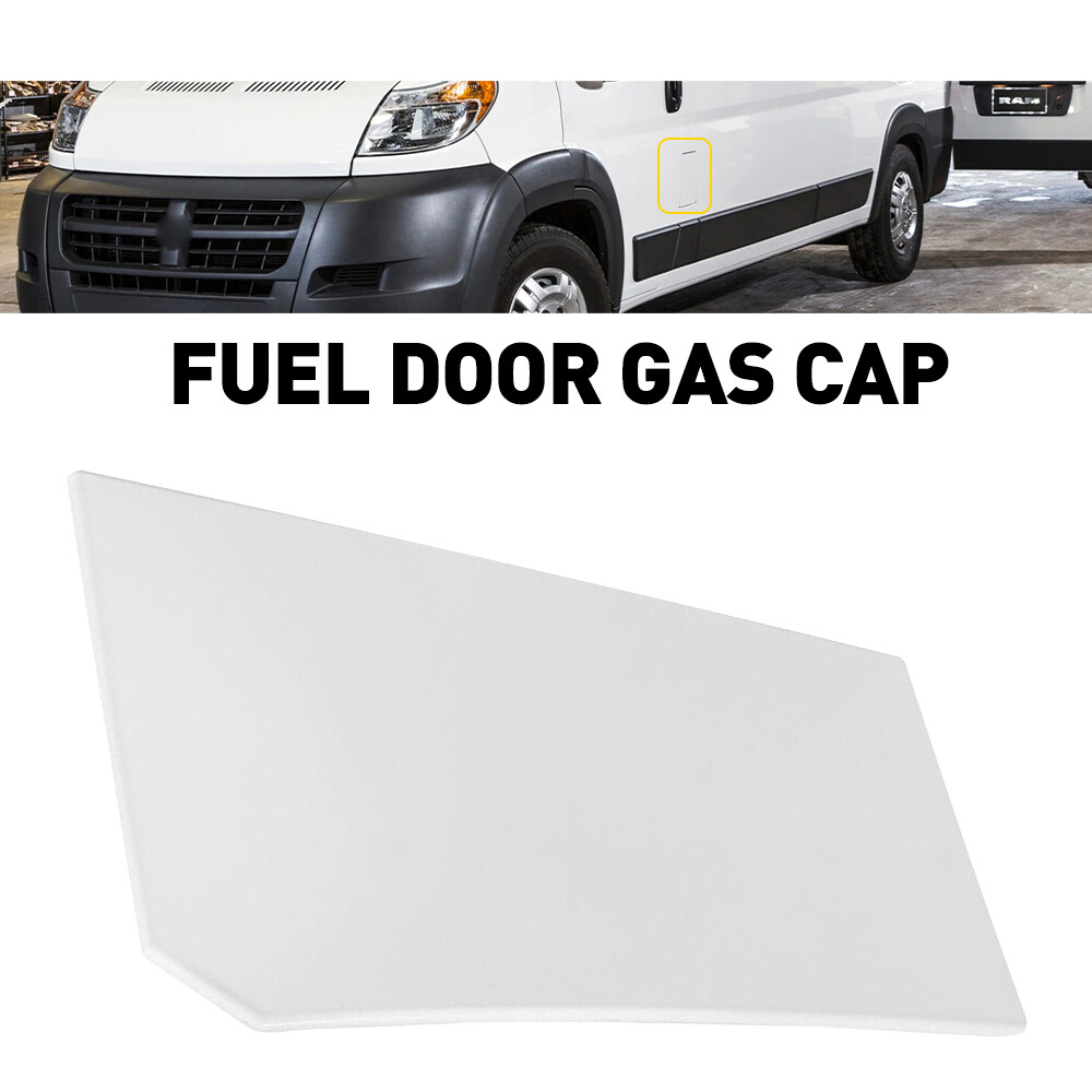 White Door Fuel Cap Gas Hatch For 2014-2021 Ram ProMaster 1500 2500 3500