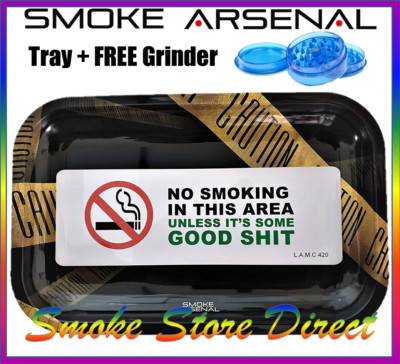 Rauch Arsenal Tablett ''GOOD SH*T - M70'' 28cm x 18cm - Gratis Mahlwerk!