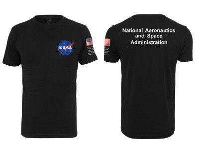 Mister Tee NASA T-Shirt Herren – Streetwear Mit NASA-Logo, 100% Baumwolle, Viele Größen & Farben