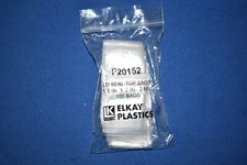 Clear Zipper Zip Seal Top Lock Resealable Reclosable Plastic Poly Bags Mil 2-MIL