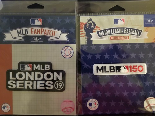 2019 MLB London Series + MLB 150th Baseball Jersey Patch New York Yankee Red Sox