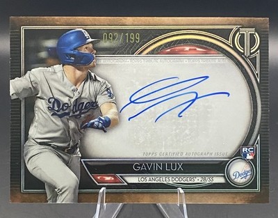 2020 Topps Tribute - GAVIN LUX Auto (RC) Rookie /199 Dodgers #TA-GL