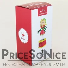 Hallmark Keepsake 2025 Elf Collection Jovie Ornament with light and song BAD BOX