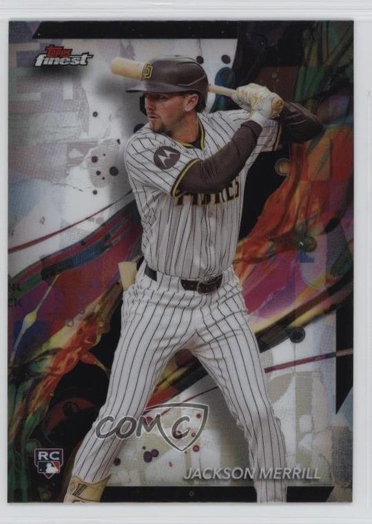 2024 Topps Finest Common Refractor Jackson Merrill #96 sq1