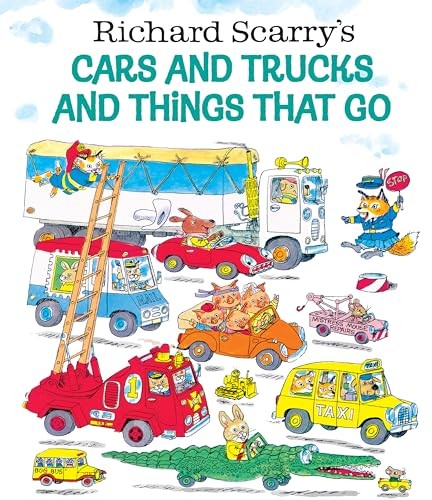 Richard Scarry's Cars and Trucks and Things That Go by Richard Scarry NEW - Image 2
