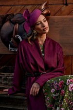 Coast Purple Fascinator Womens Occasion Hair Accessories