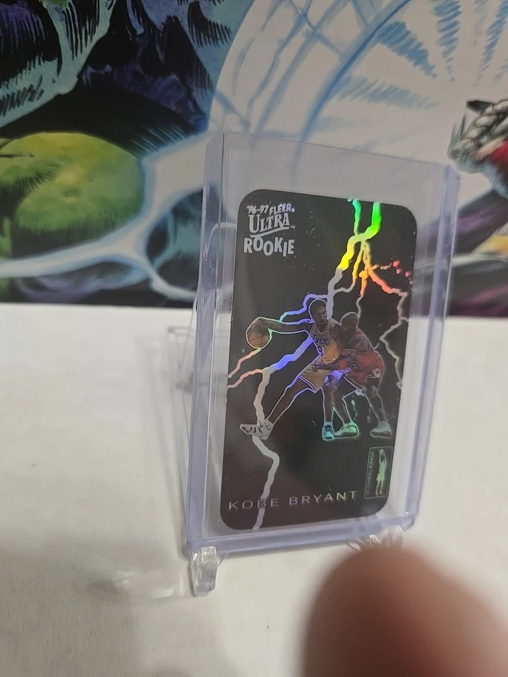 1996-97  Fleer Ultra Kobe Bryant Rare Rookie Bkack Mini Scoring Kings 11/11 SP - Image 3 of 4
