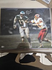 Harold Carmichael HOF Signed 16x20 Photo Philadelphia Eagles Beckett 185359