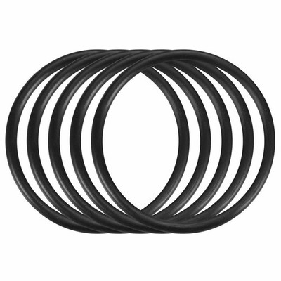 5pcs Black 30mm Outer Dia 2mm Thickness Sealing Ring O-shape Rubber Grommet  *uq