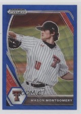 2021 Panini Prizm Draft Picks Blue Wave Prizm Mason Montgomery #PDP191 7eo