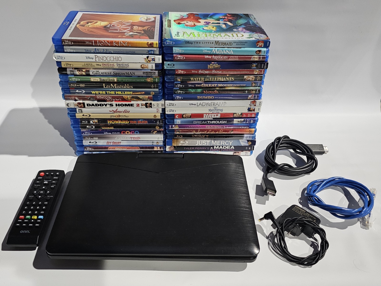 W/remote & 38 Dvds