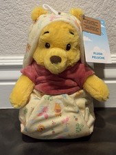 Disney Parks Babies 2023 Winnie the Pooh Blanket Swaddle Plush NEW WITH TAGS 