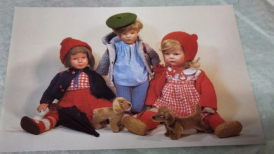 Seltene 1950 's "Käthe Kruse " Schildkröt Puppe- Top Zustand T 46 cm - Bild 3 von 4