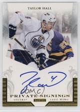 2010-11 Panini Dominion Private Signings Taylor Hall #HAL Auto a2k