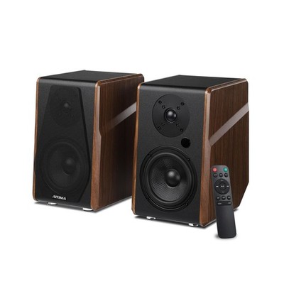 S700 Active Bluetooth Bookshelf Speakers，100W Powered TV Speakers with 5.25 I...