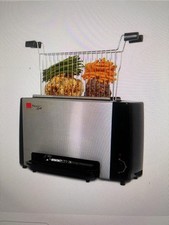 Ronco Ready Grill Cocina Interior Parrilla Nuevo RG1001BLDRM ss/negro con cesta B-2
