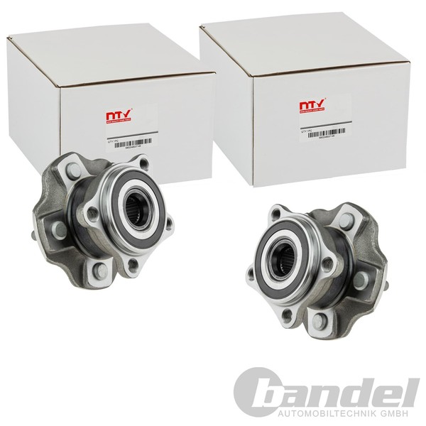 2X NTY Radlager Satz Hinten Beidseitig Passend FÜR Lexus RX Links+Rechts |-image