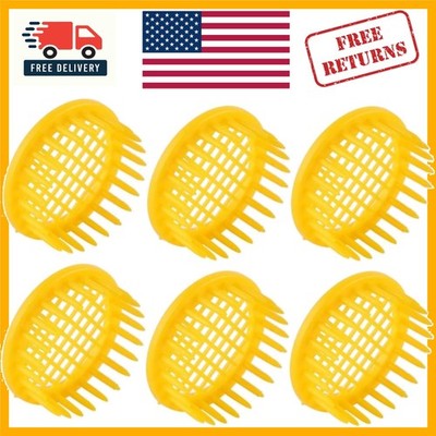 Efficient Beekeeping Solution - 6 Reusable ABS Queen Bee Cages for Healthy Hives