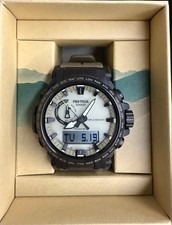 Casio PRO TREK PRW-61LD-5JF Solar Radio Watch Climber Line Dark Coyote Used