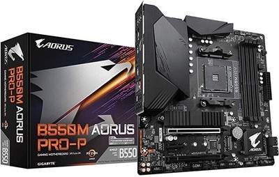 GIGABYTE B550M AORUS PRO-P motherboard with MicroATX   B550 chipset #E5