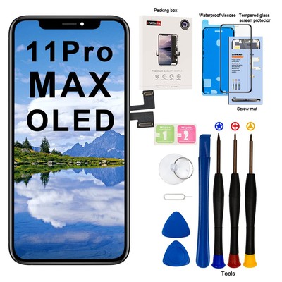 for iPhone 11 Pro Max Screen Replacement OLED 6.5 Inch [NOT LCD] Display 3D T...