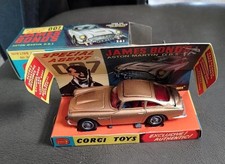 Corgi 261 James Bond Aston Martin DB5 Goldfinger 1965 Unplayed w/ Fresh Tires