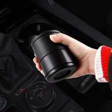 Auto Car Ashtray Ash Holder Cigarette Cup with LED Light Lid Portable Detachable