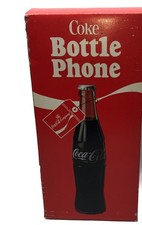 Vintage- 1983 Coca-Cola Bottle Landline Phone Coke Telephone Original Box-Ex Con