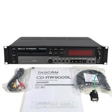 TASCAM CD-RW900SL CD Recorder w/ Adapter Manual All Function Tested
