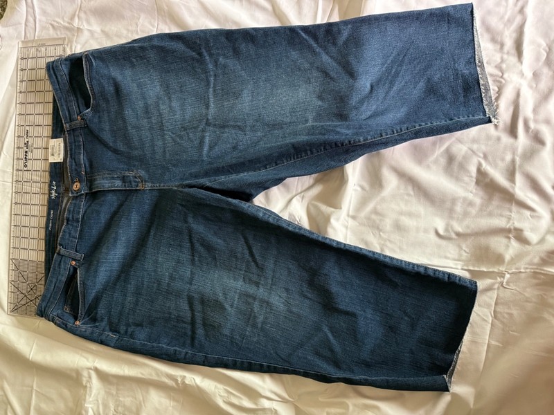 Style & Co Plus Curvy Capri Jeans – Size 24W – NWT – Burn Wash – Mid Rise