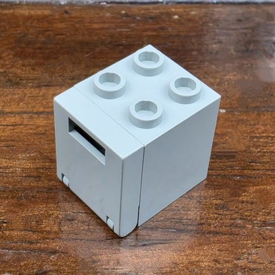 LEGO Light Gray Space Container, Box 2 x 2 x 2