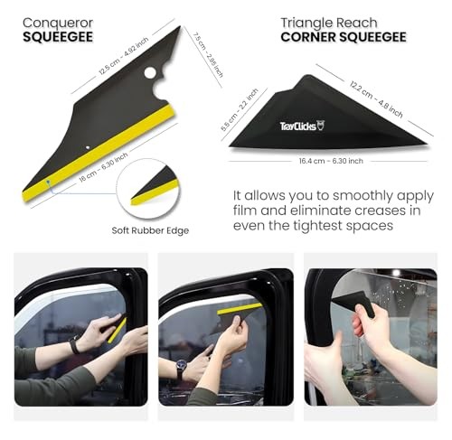 Window Tint Tools kit Vinyl Wrap Tool for Car Tinting Windshield Back Window 