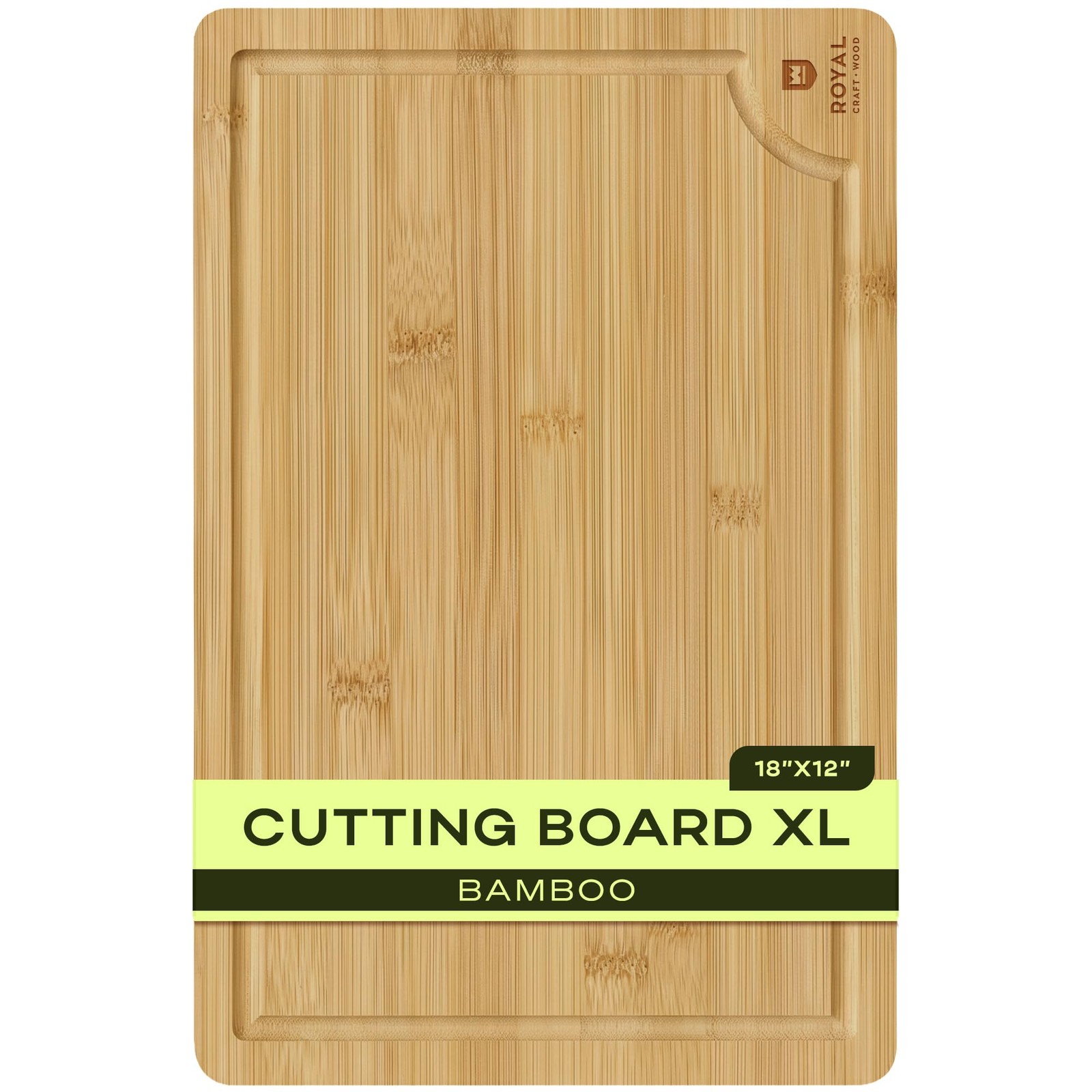 Wooden Cutting Boards for Kitchen Meal Prep & Serving Bamboo Wood Serving B…