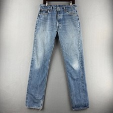 Vintage Levis Jeans Mens 35 Fits 32x36 501 XX Shrink to Fit Made in USA Faded