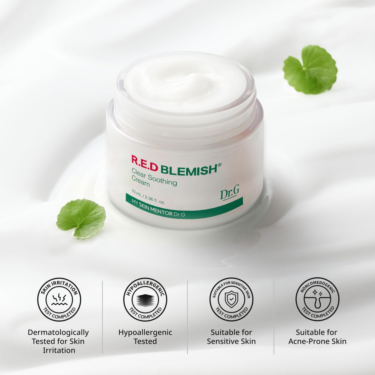 おまけ有り Dr.G BLEMISH Clear Soothing Cream Dr.G Red Blemish Clear Soothing Korean Moisturizer Face Cream 70ml