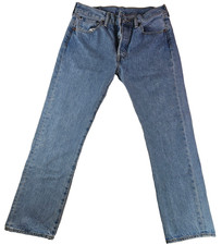 Levi's 501 Mens Jeans Straight Leg Button Fly 32 x 29 Tag 32 x 30 Mexico