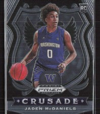 2020 Panini Prizm Draft Picks Collegiate #91 Jaden McDaniels RC (K)