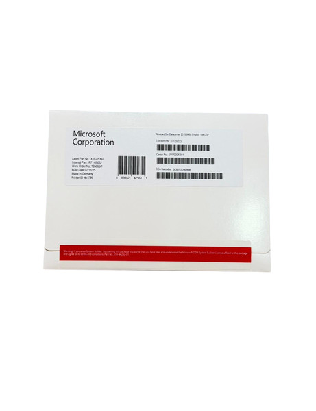 Windows Server 2019 Datacenter 16Cores DVD Pack