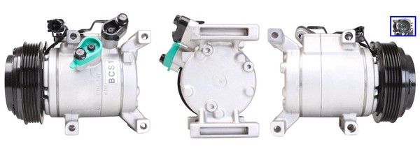 Elstock 51-1011 Kompressor, Klimaanlage FüR Hyundai-image