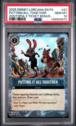 Putting It All Together graded PSA 10 for sale on eBay