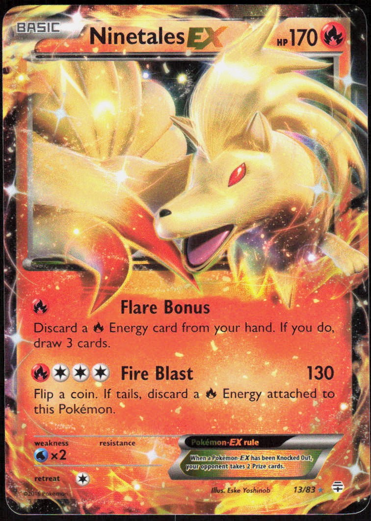 Ninetales EX 13/83 Holofoil Ultra Rare Generations NM Pokemon