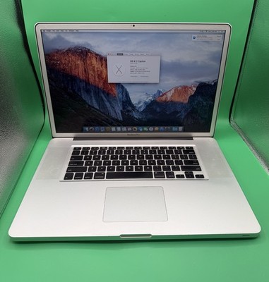Apple MacBook Pro 17'' Mid-2009 Core 2 Duo 2.80GHz 8GB RAM 120GB SSD | 2 Cycles|