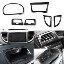 Carbon Fiber Interior Accessories Whole Kit Cover For Honda Cr-v Crv 2012-2014 Carbon Fiber Interior Accessories Whole Kit Cover For Honda Cr-v Crv 2012-2014
