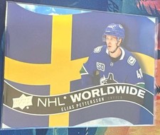 2020-21 Upper Deck - Nhl Worldwide Elias Pettersson #WW-5