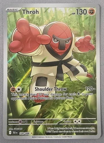 Pokemon TCG Scarlet & Violet Black Bolt 128/086 Throh IR